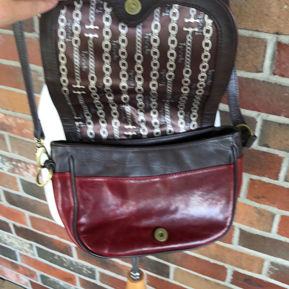 Burgundy purse